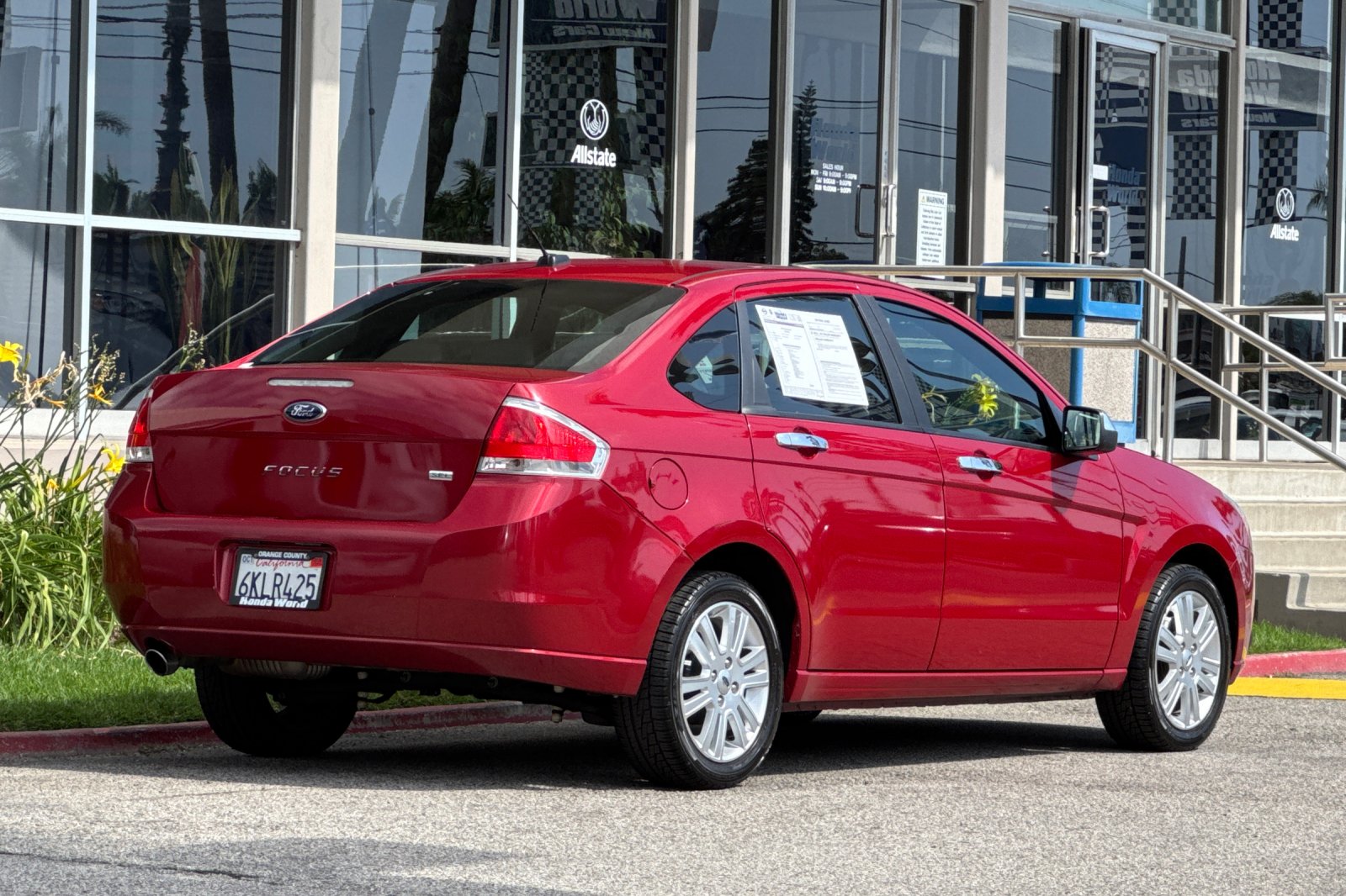 Used 2010 Sangria Red Metallic Ford SEL image 4