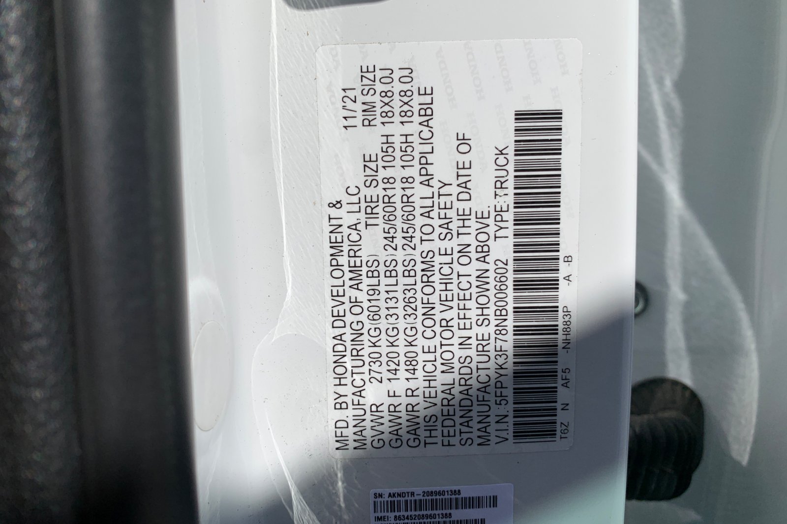 Certified Used 2022 Platinum White Pearl Honda RTL-E image 33