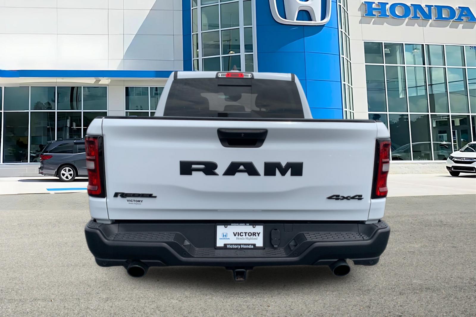 Used 2025 Bright White Clearcoat Ram Rebel image 4