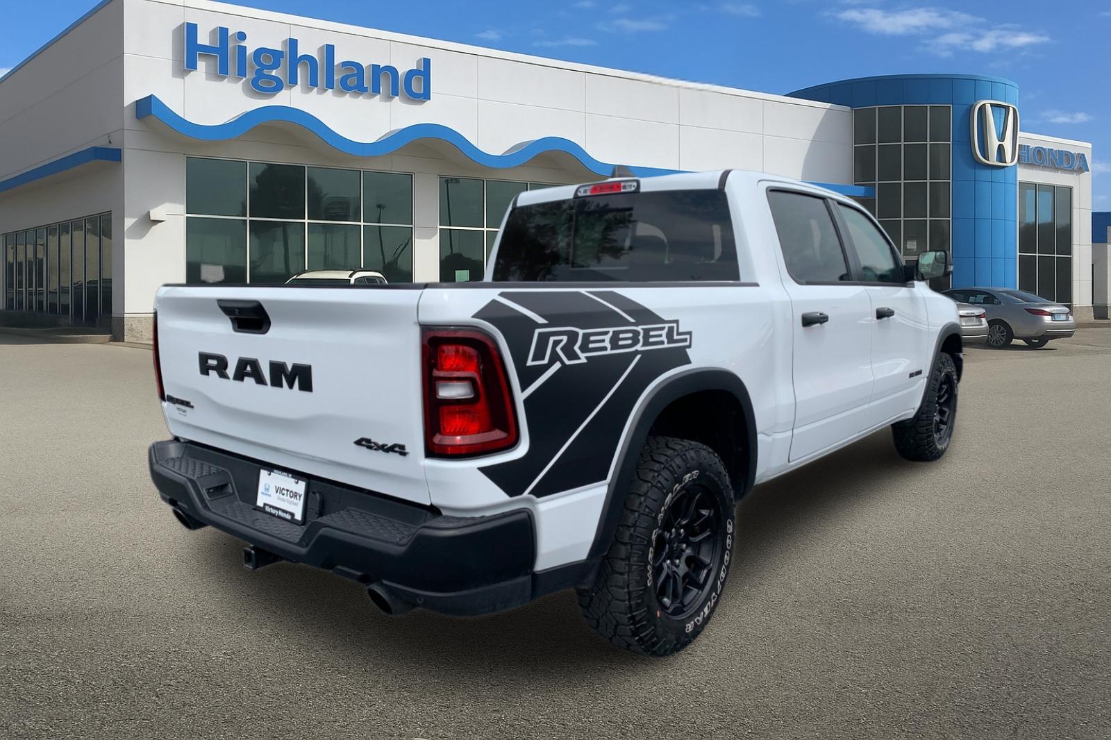 Used 2025 Bright White Clearcoat Ram Rebel image 5