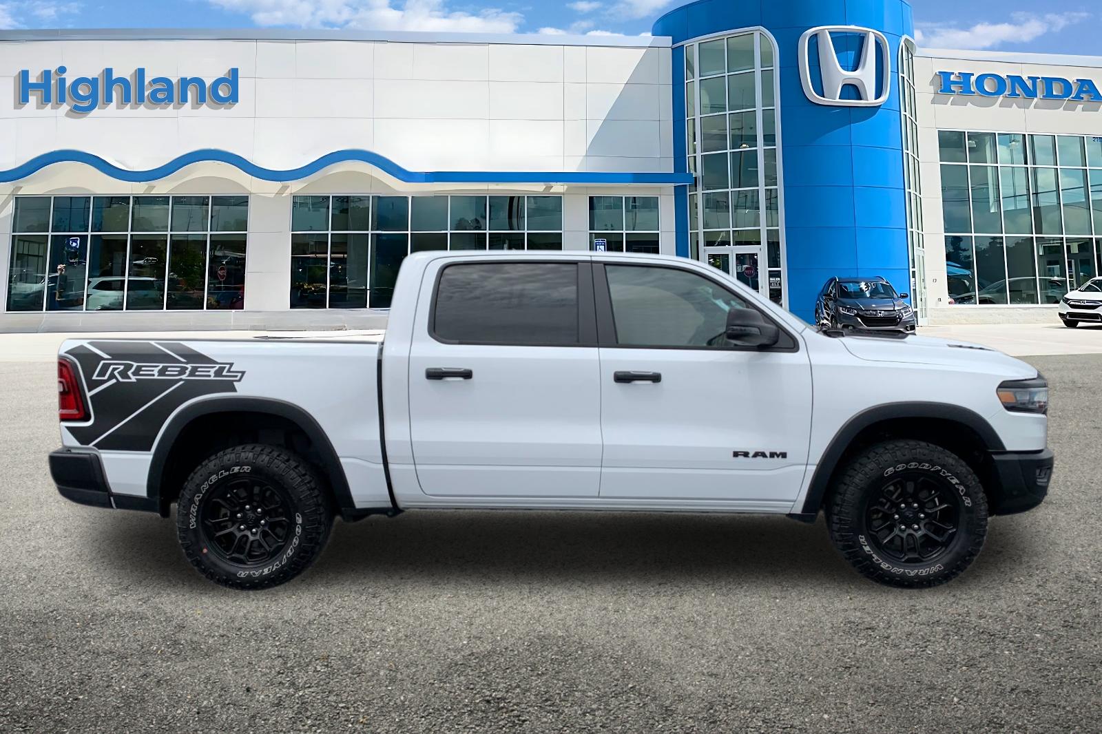 Used 2025 Bright White Clearcoat Ram Rebel image 6