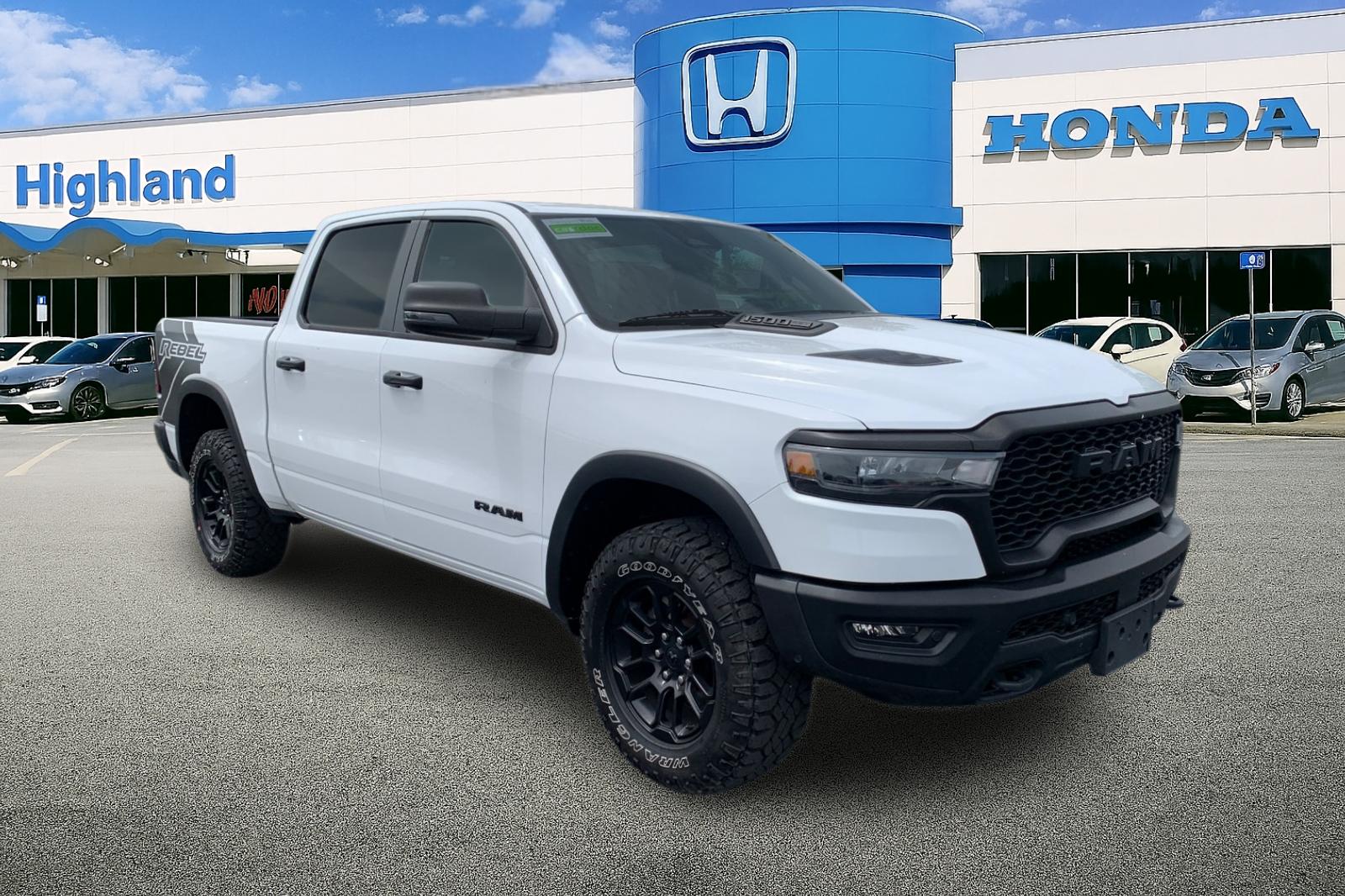 Used 2025 Bright White Clearcoat Ram Rebel image 7