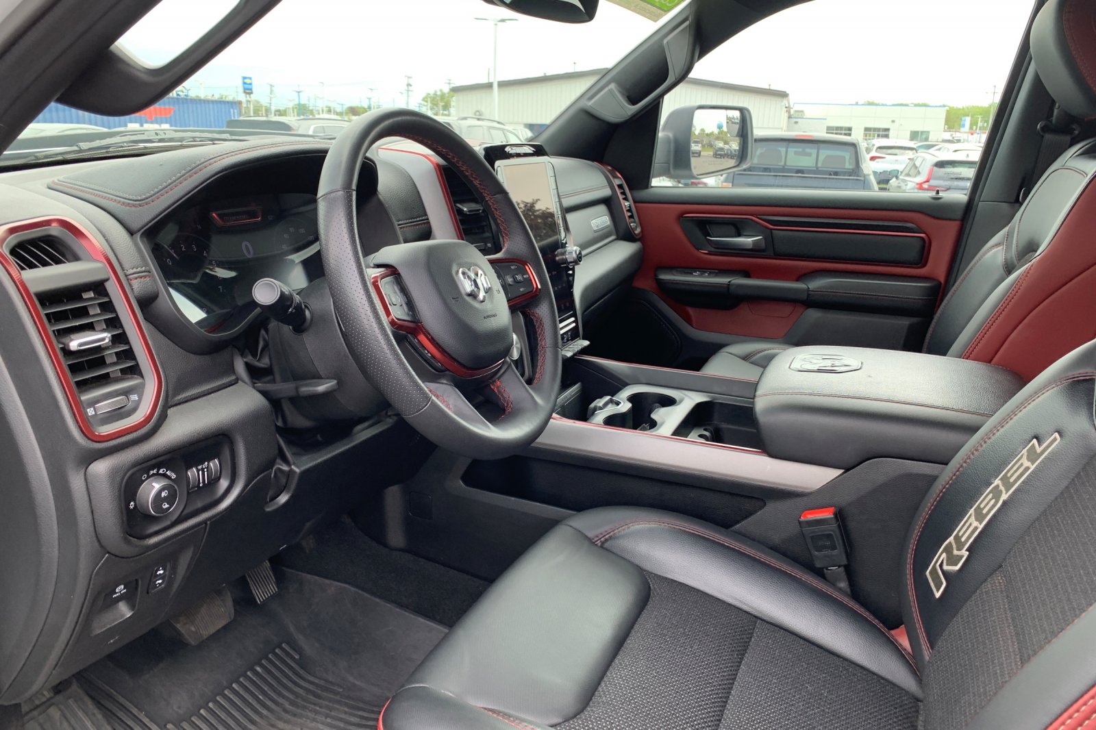 Used 2025 Bright White Clearcoat Ram Rebel image 12