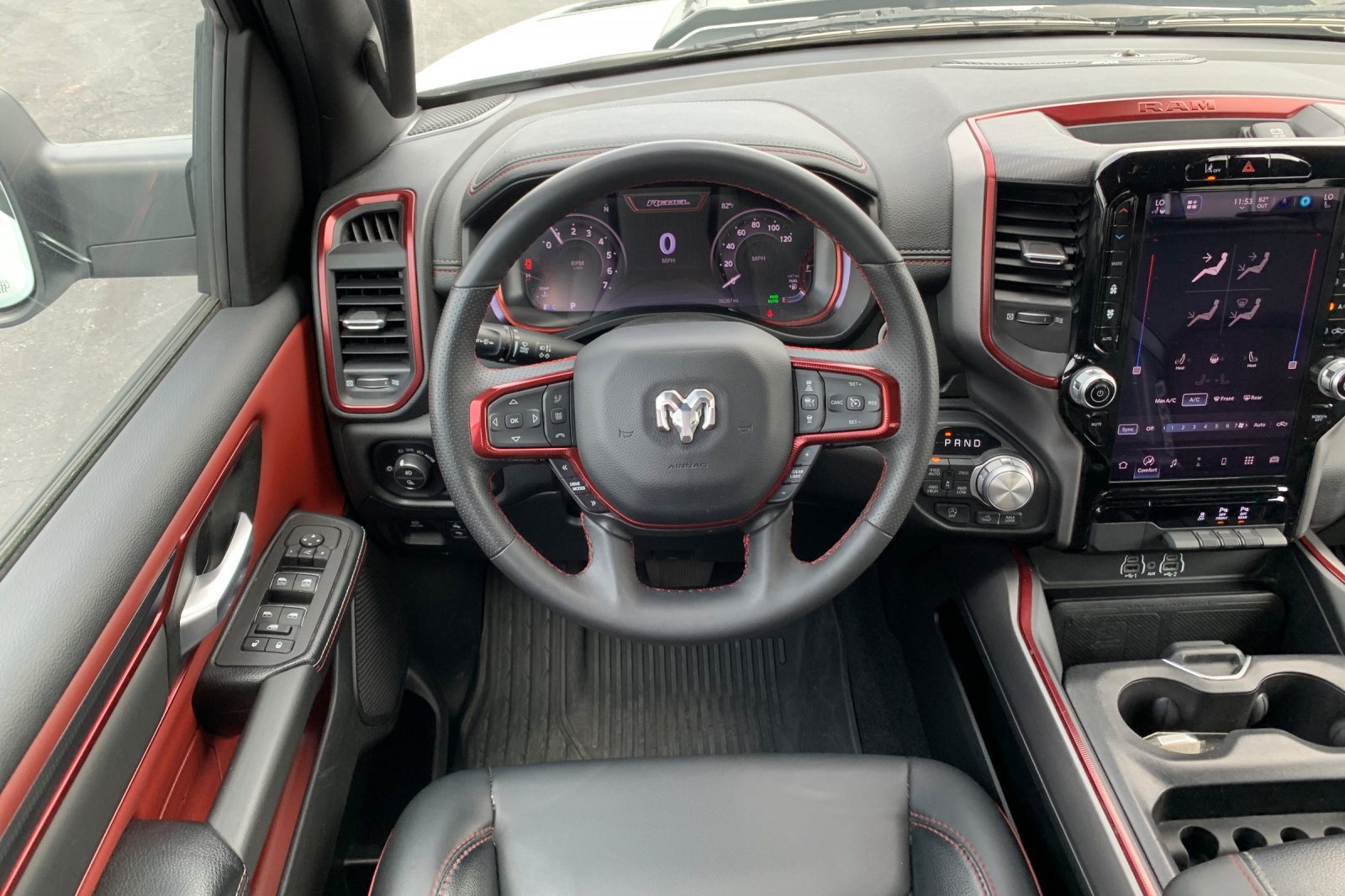 Used 2025 Bright White Clearcoat Ram Rebel image 18