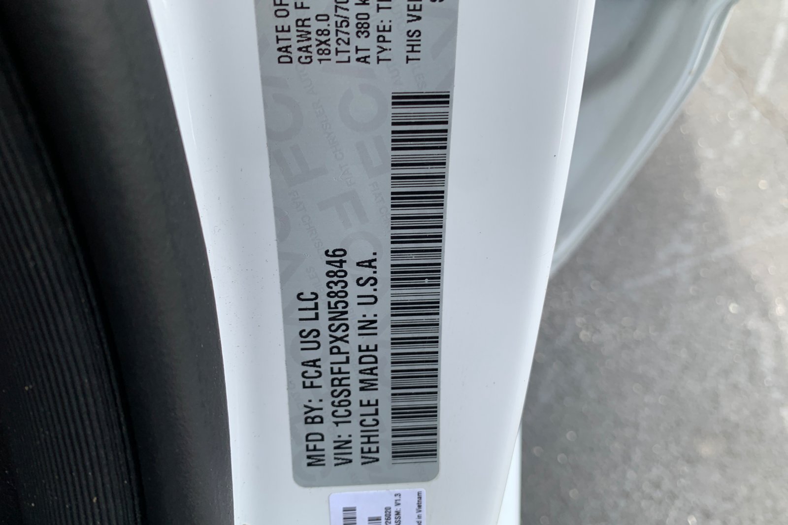 Used 2025 Bright White Clearcoat Ram Rebel image 36