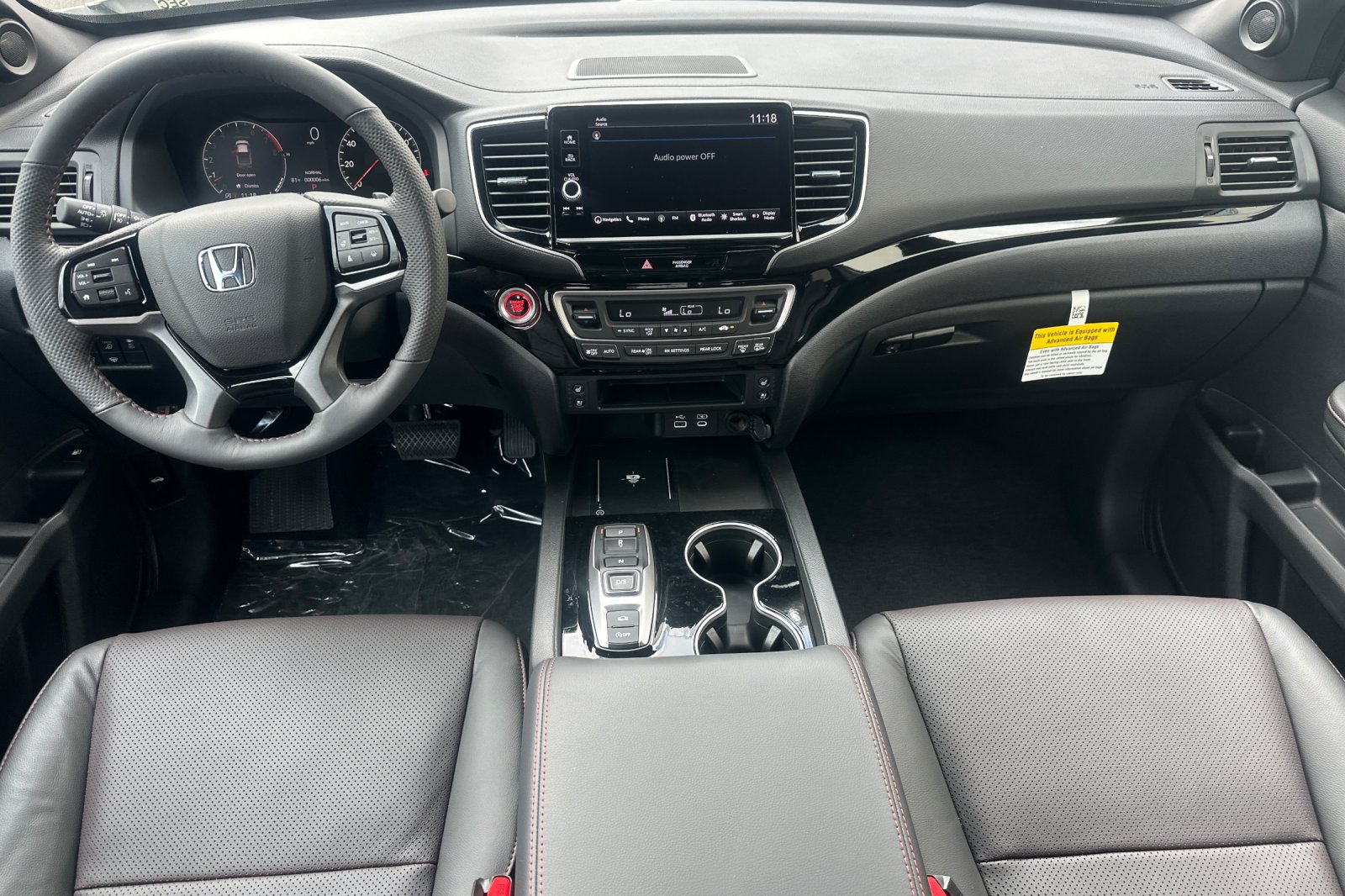 New 2026 Platinum White Pearl Honda Black Edition image 13