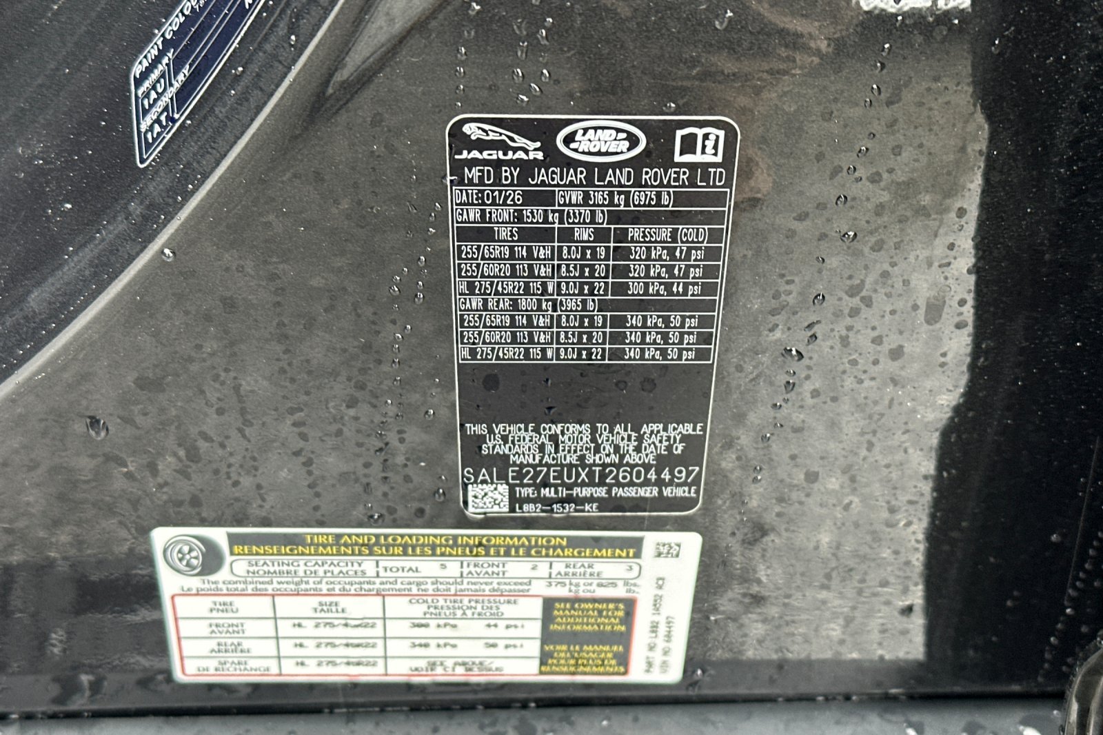 New 2026 Carpathian Grey Land Rover X-Dynamic SE image 28