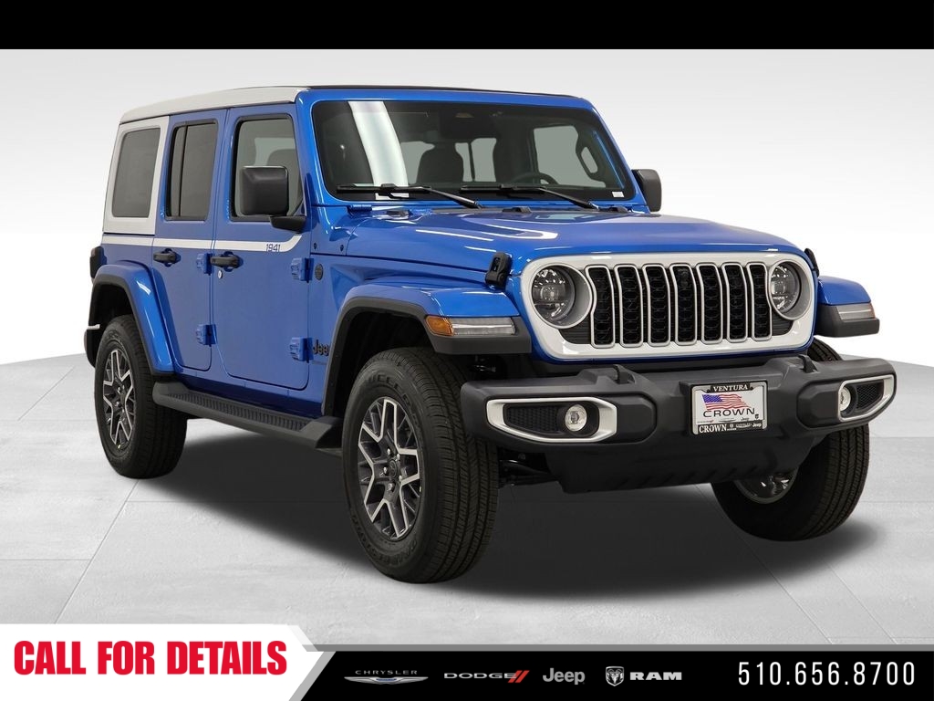 New 2026 Hydro Blue Pearl-Coat Exterior Paint Jeep Sahara image 3