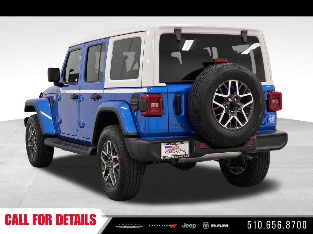 New 2026 Hydro Blue Pearl-Coat Exterior Paint Jeep Sahara image 7