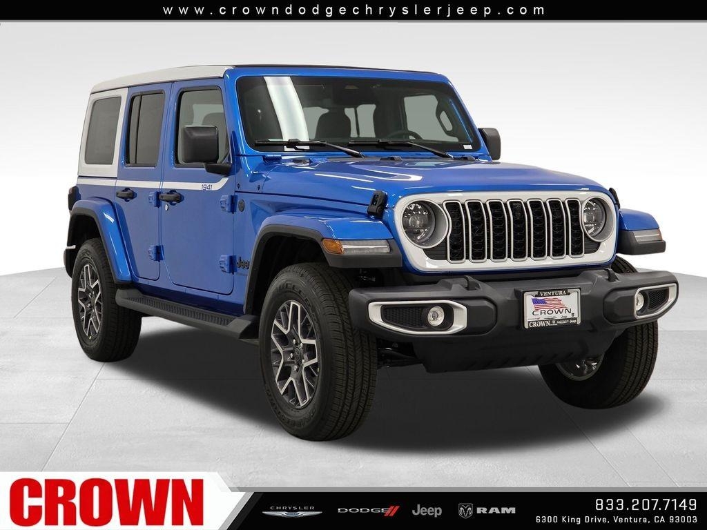 New 2026 Hydro Blue Pearl-Coat Exterior Paint Jeep Sahara image 28