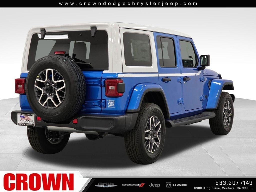 New 2026 Hydro Blue Pearl-Coat Exterior Paint Jeep Sahara image 30
