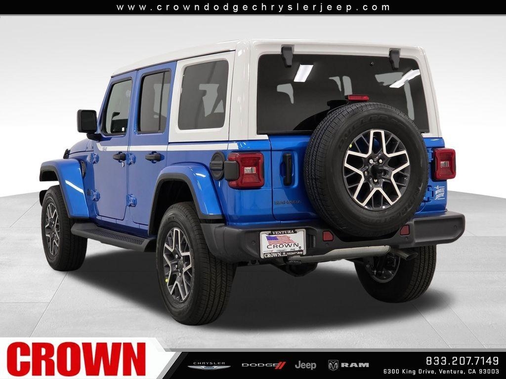 New 2026 Hydro Blue Pearl-Coat Exterior Paint Jeep Sahara image 32