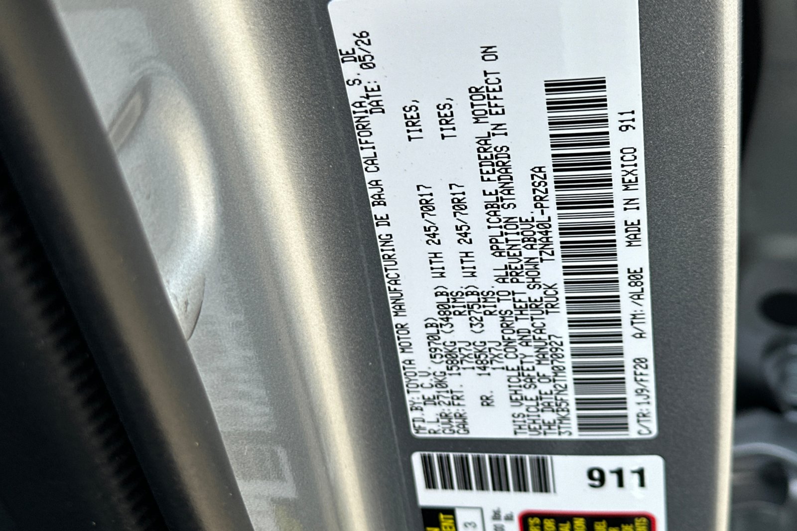 New 2026 Celestial Silver Metallic Toyota  SR5 image 22