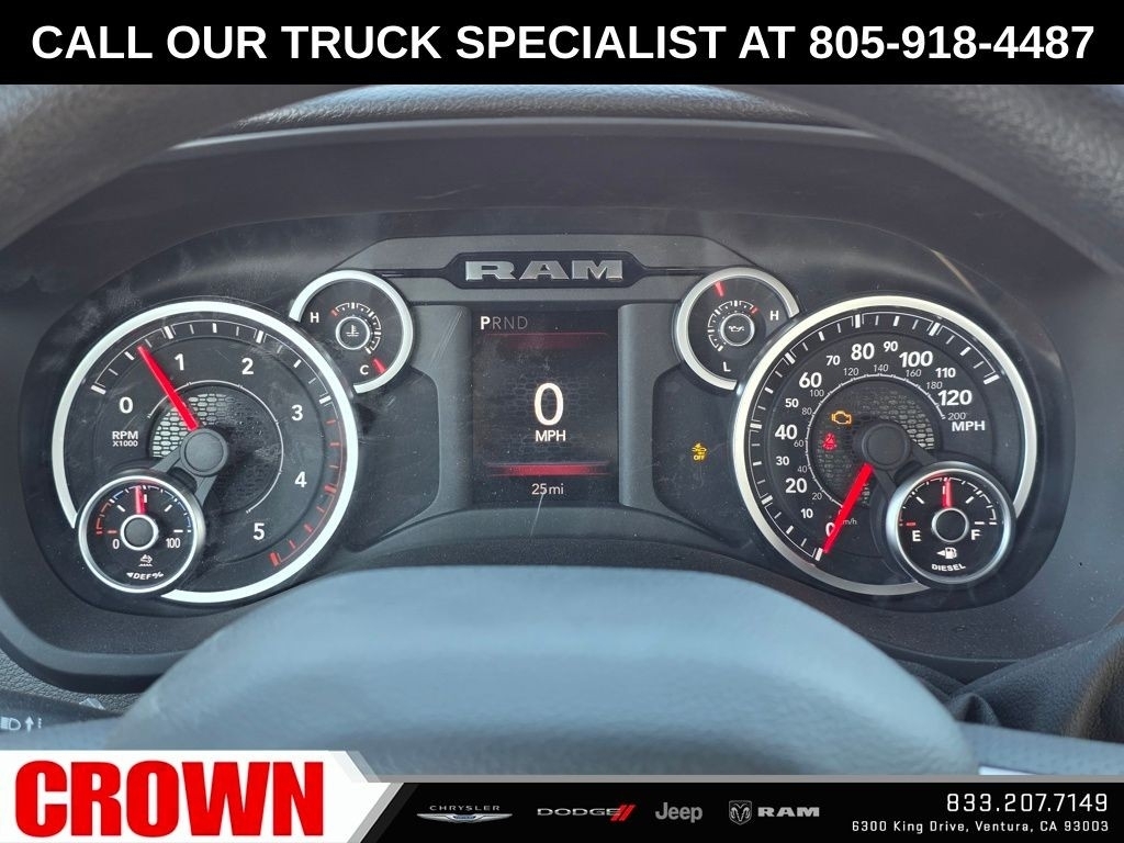 New 2025 Bright White Clearcoat RAM Tradesman image 22
