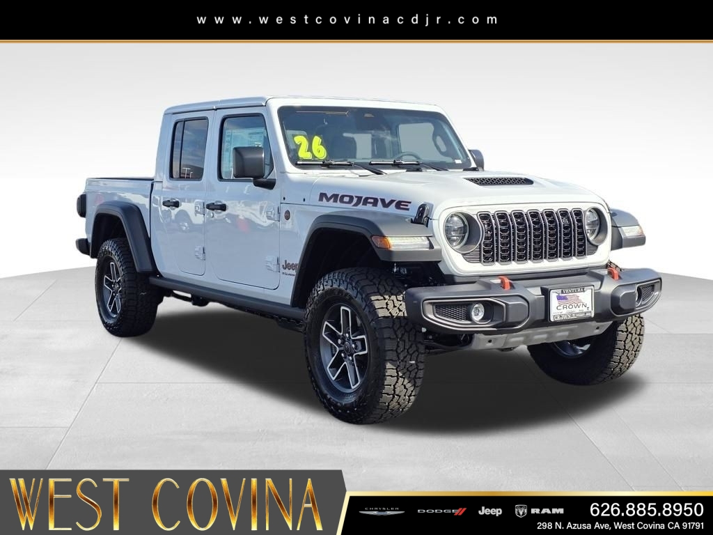 New 2026 Bright White Clear-Coat Exterior Paint Jeep Mojave image 3