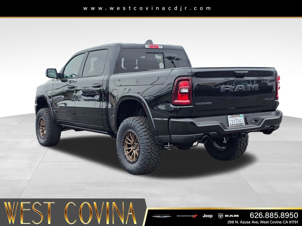 New 2026 Diamond Black Crystal Pearl-Coat Exterior Paint RAM Laramie image 7