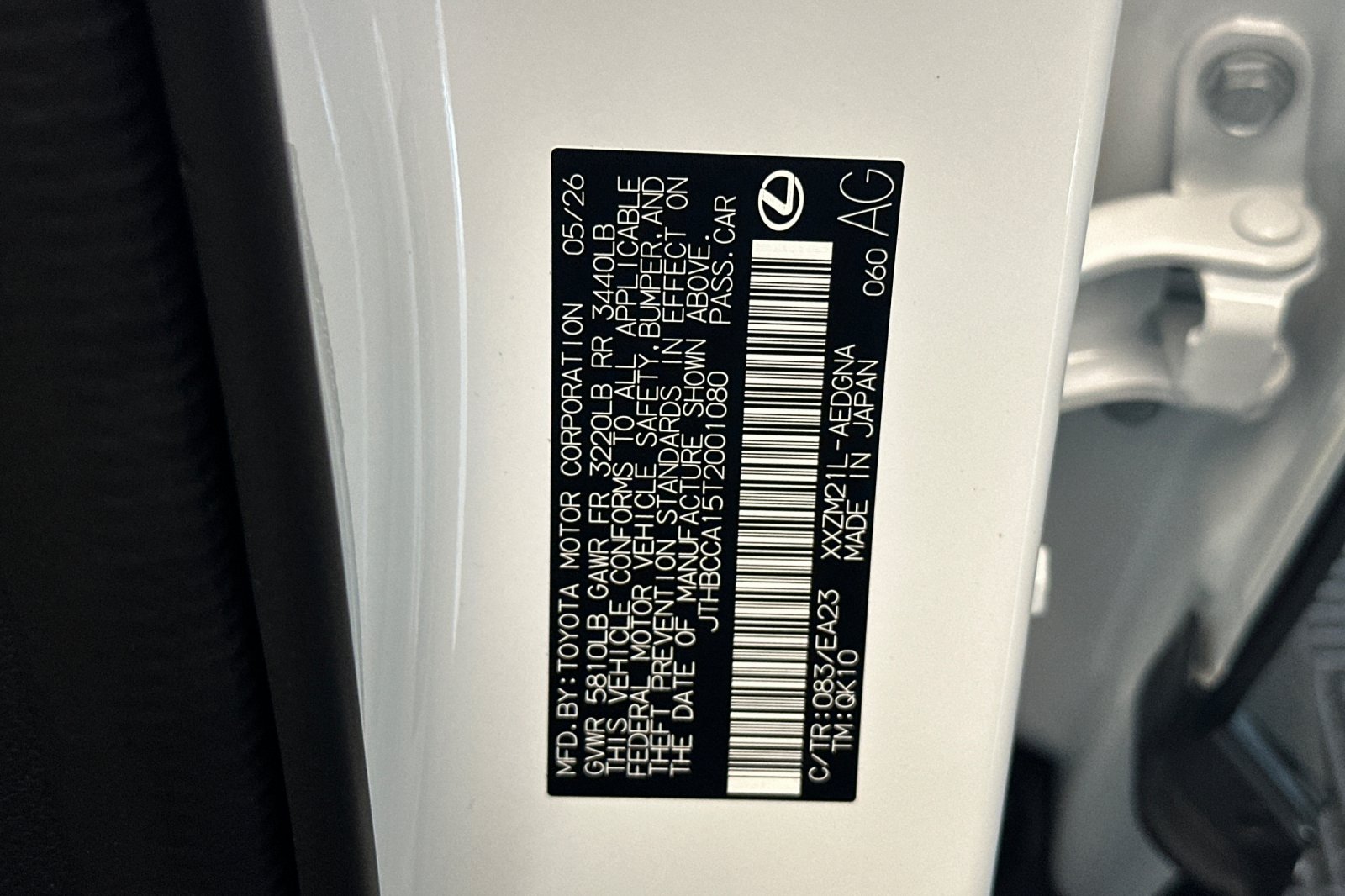 New 2026 Ultra White Lexus ES 350e PREMIUM image 27