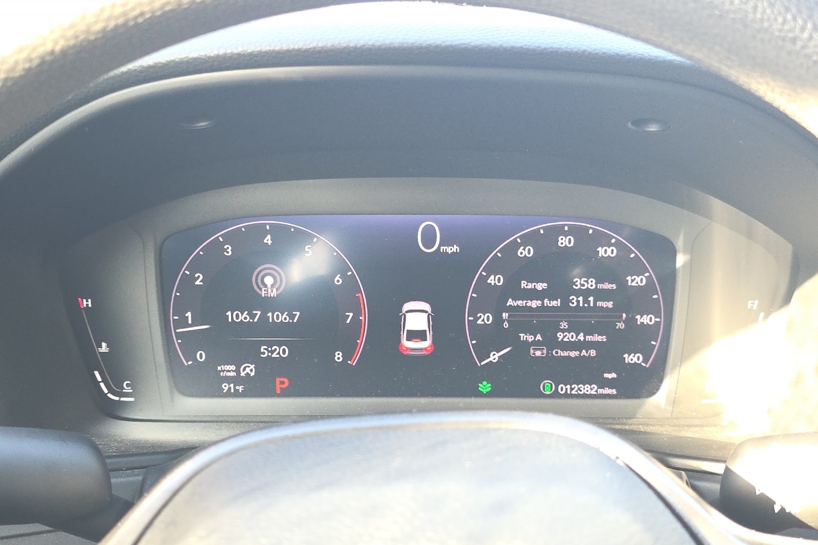Used 2024 Crystal Black Pearl Honda EX image 23