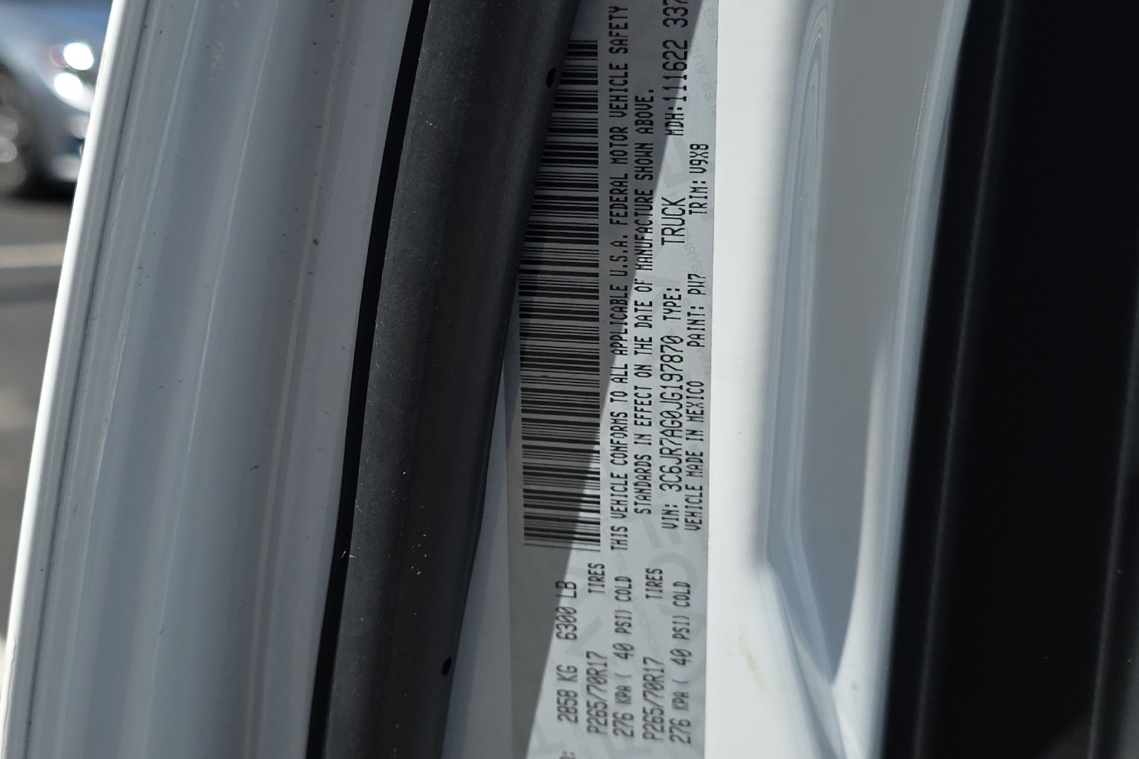 Used 2018 Bright White Clearcoat Ram Tradesman image 19