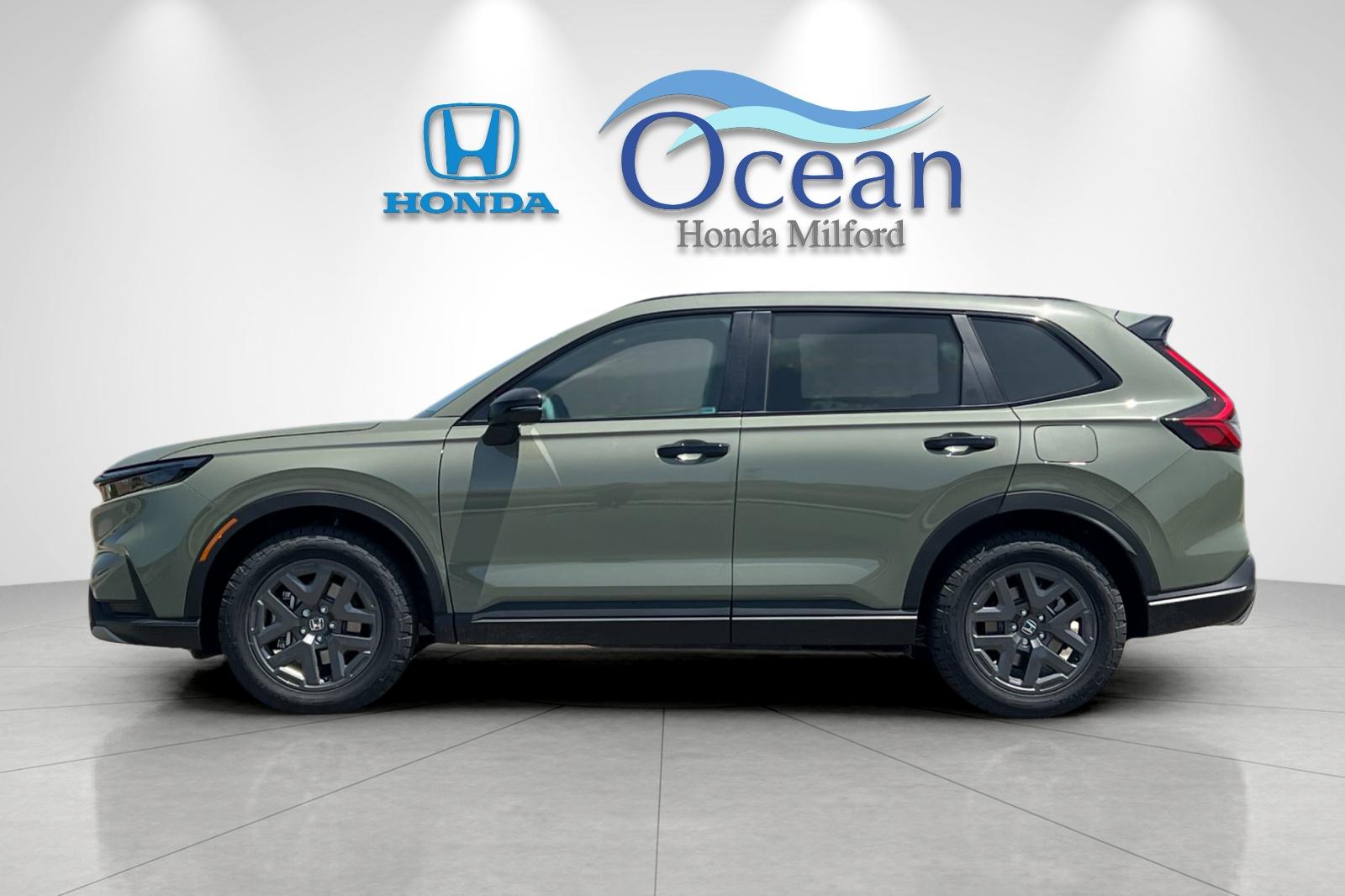 New 2026 Ash Green Metallic Honda AWD TrailSport Hybrid image 2