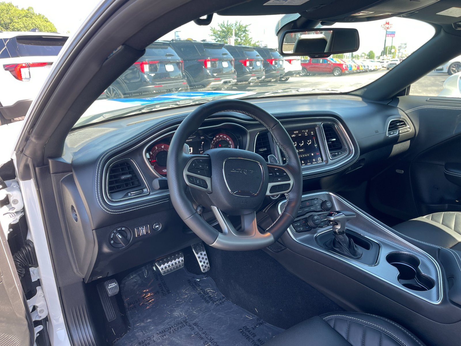 Used 2021 White Dodge SRT Super Stock image 11