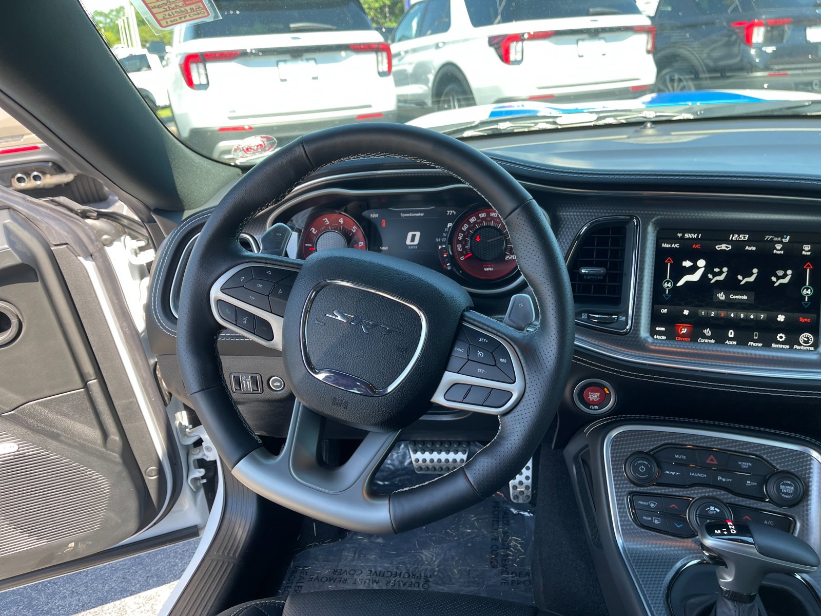 Used 2021 White Dodge SRT Super Stock image 16