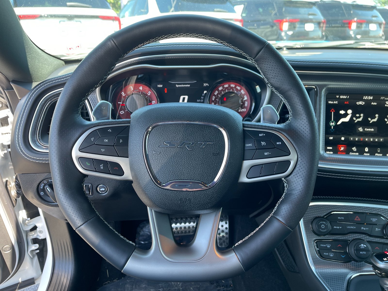 Used 2021 White Dodge SRT Super Stock image 24