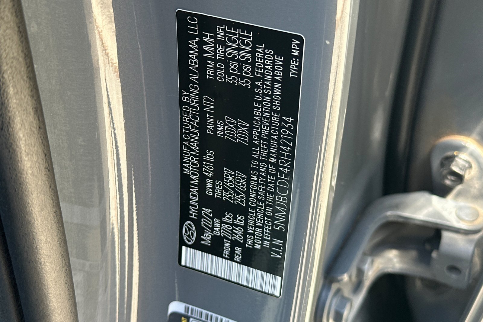 Used 2024 Gray Hyundai SEL image 27