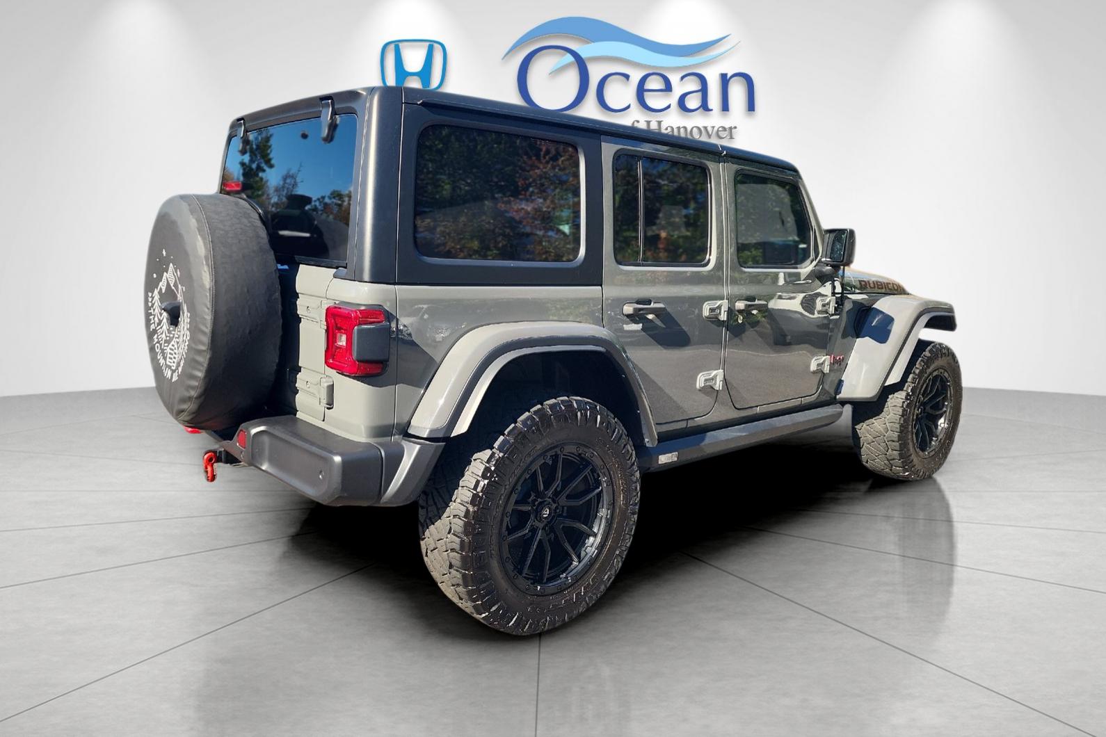 Used 2022 Sting-Gray Clearcoat Jeep Unlimited Rubicon image 3