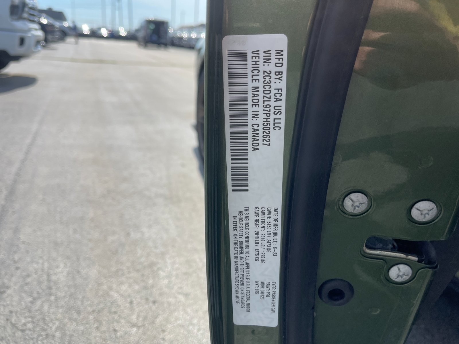 Used 2023 Green Dodge SRT Hellcat Redeye Widebody Jailbreak image 33