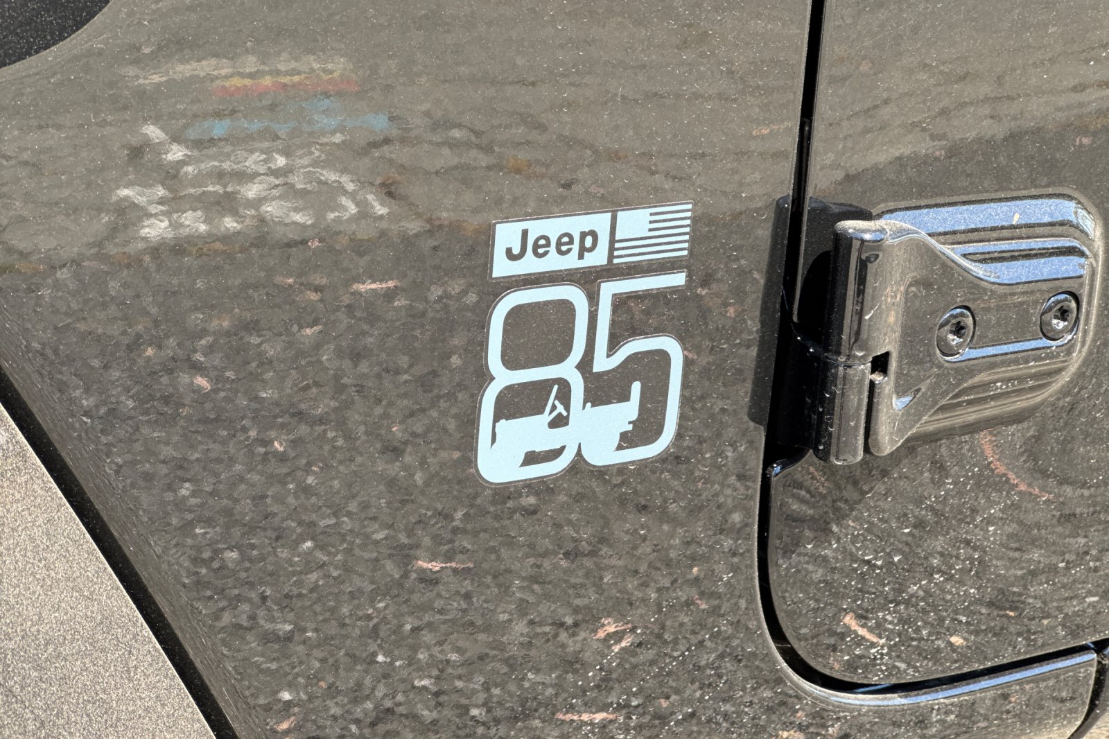 New 2026 Black Clear-Coat Exterior Paint Jeep 85th Anniversary Edition image 25