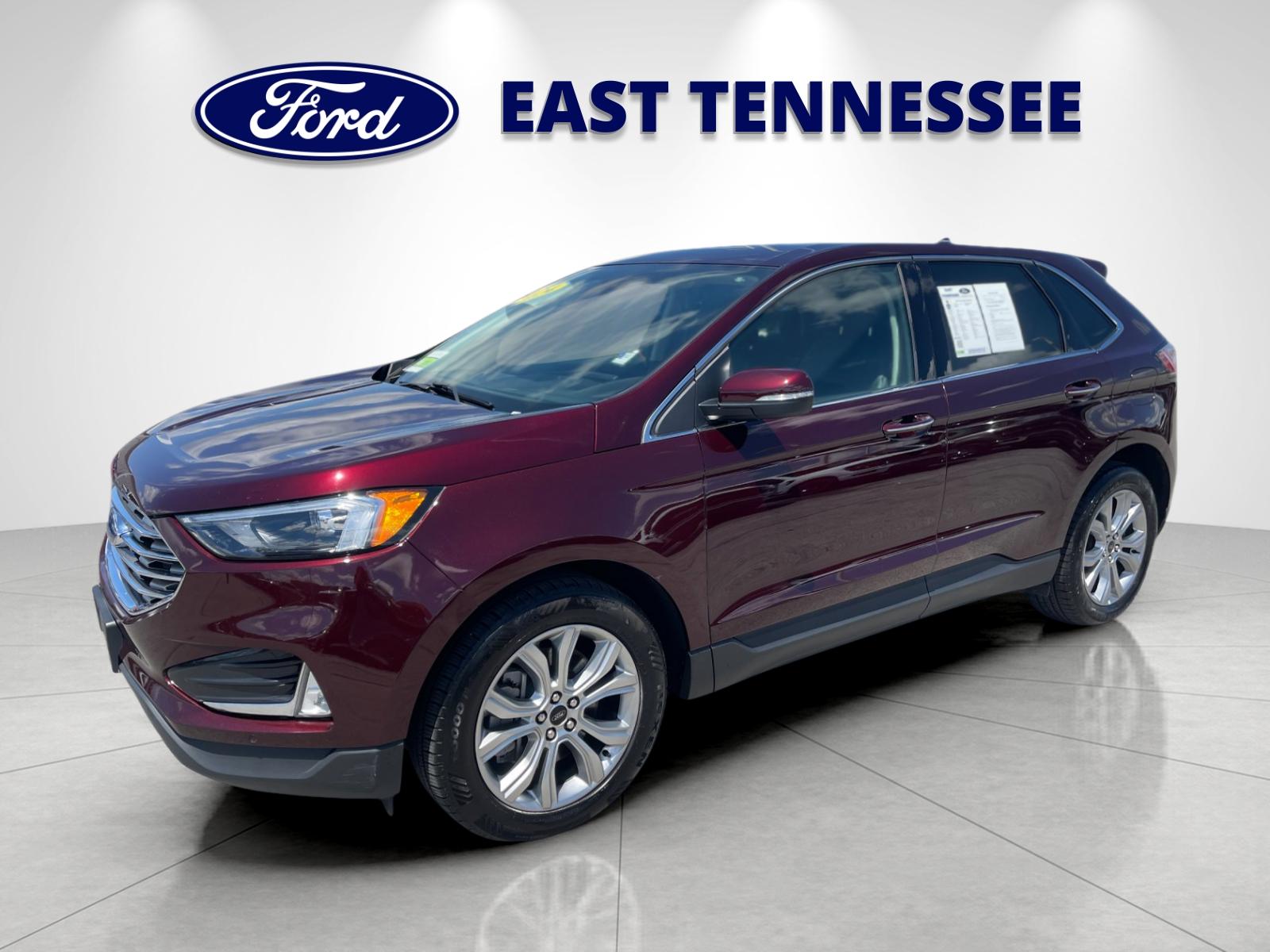 Certified Used 2024 Burgundy Ford Titanium image 7