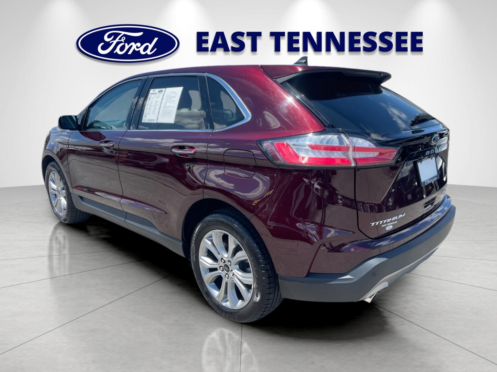 Certified Used 2024 Burgundy Ford Titanium image 5