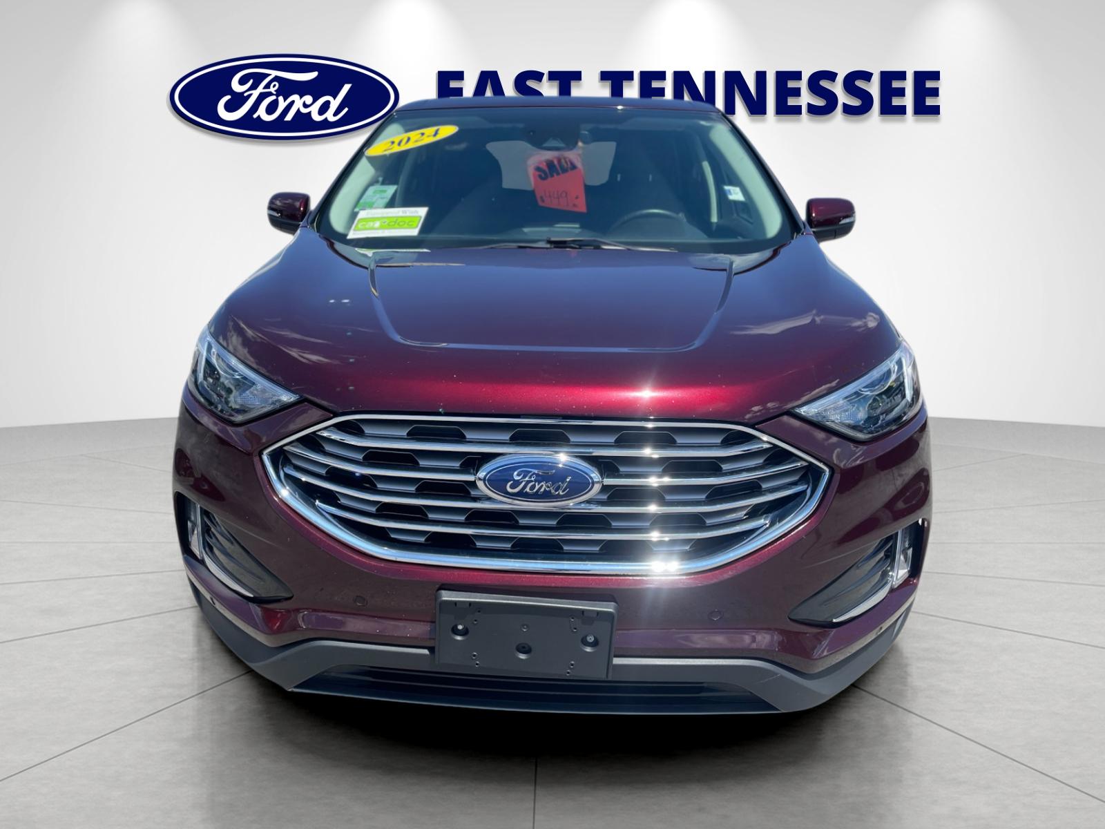 Certified Used 2024 Burgundy Ford Titanium image 9