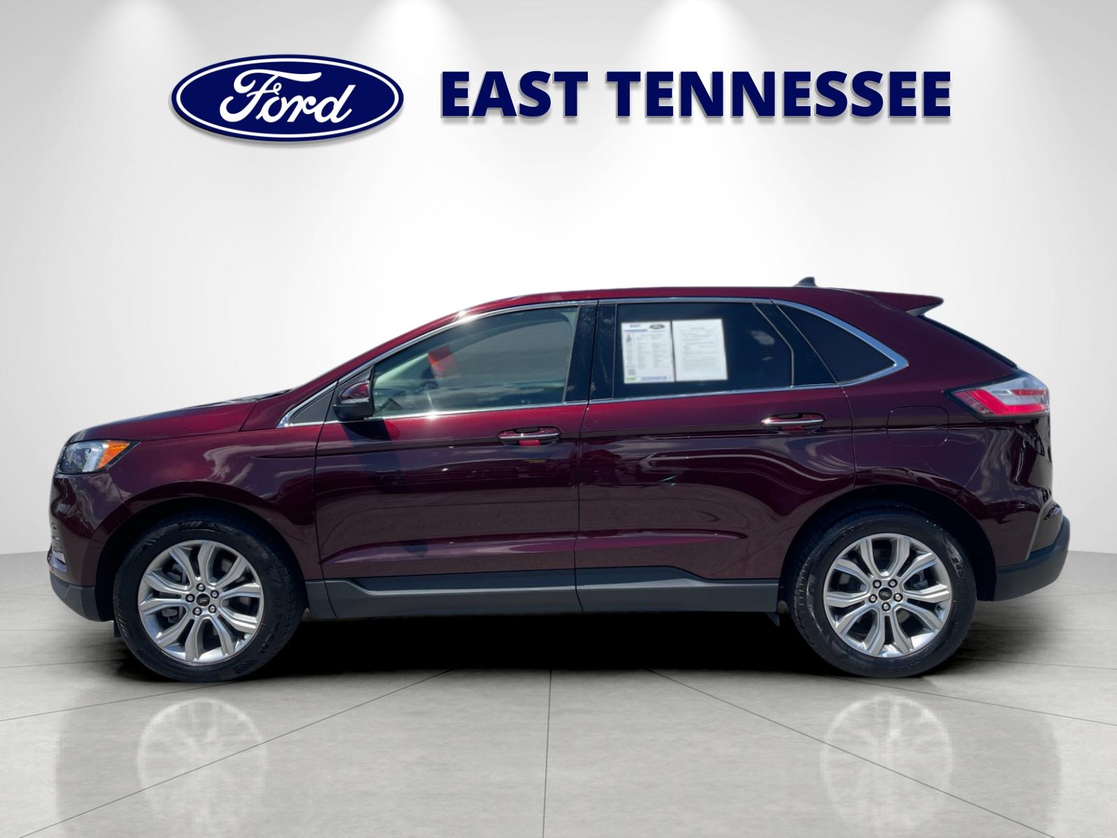 Certified Used 2024 Burgundy Ford Titanium image 6