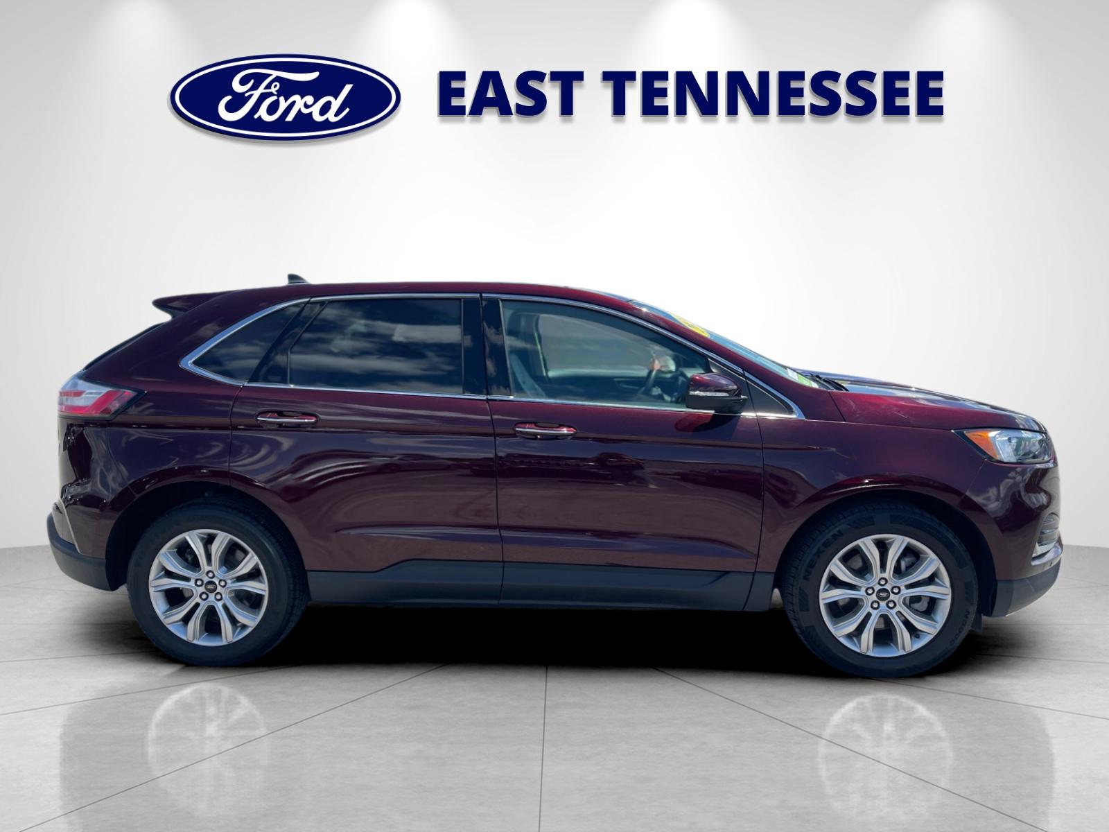 Certified Used 2024 Burgundy Ford Titanium image 2