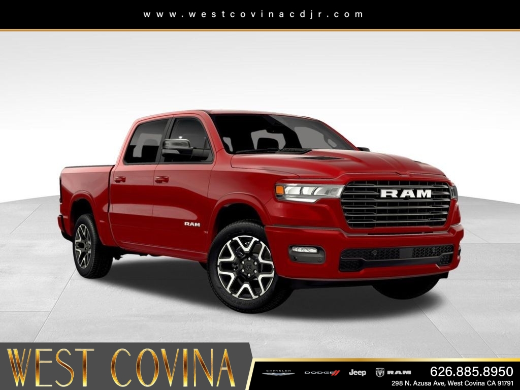 New 2026 Molten Red Pearl-Coat Exterior Paint RAM Laramie image 11