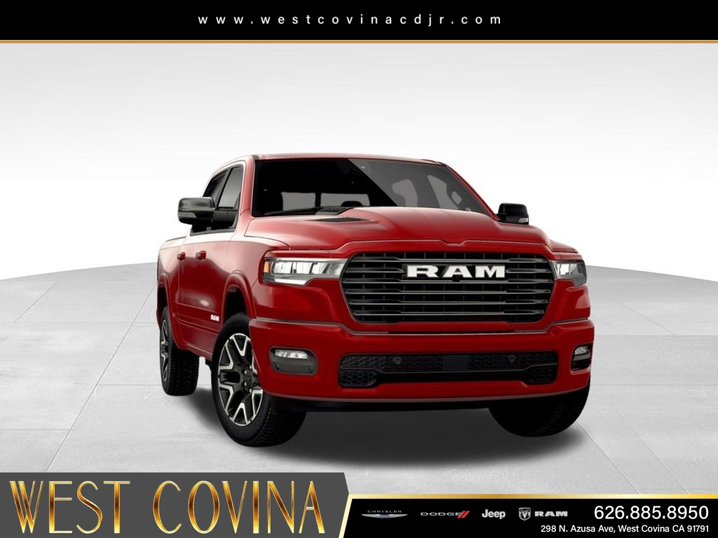 New 2026 Molten Red Pearl-Coat Exterior Paint RAM Laramie image 16