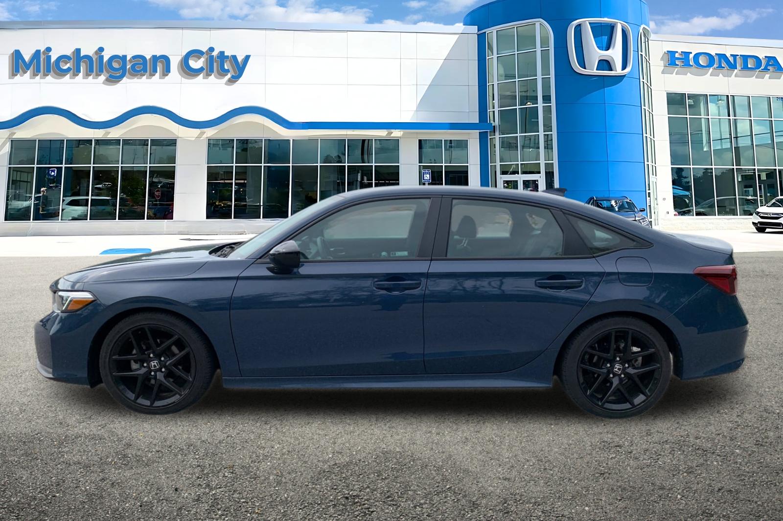 Certified Used 2025 Blue Honda Sport image 2