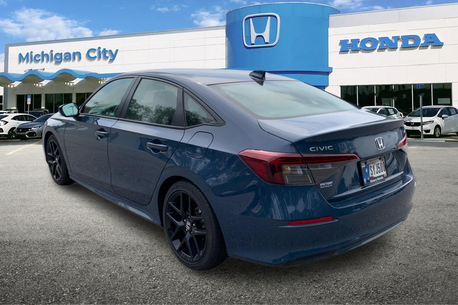 Certified Used 2025 Blue Honda Sport image 3