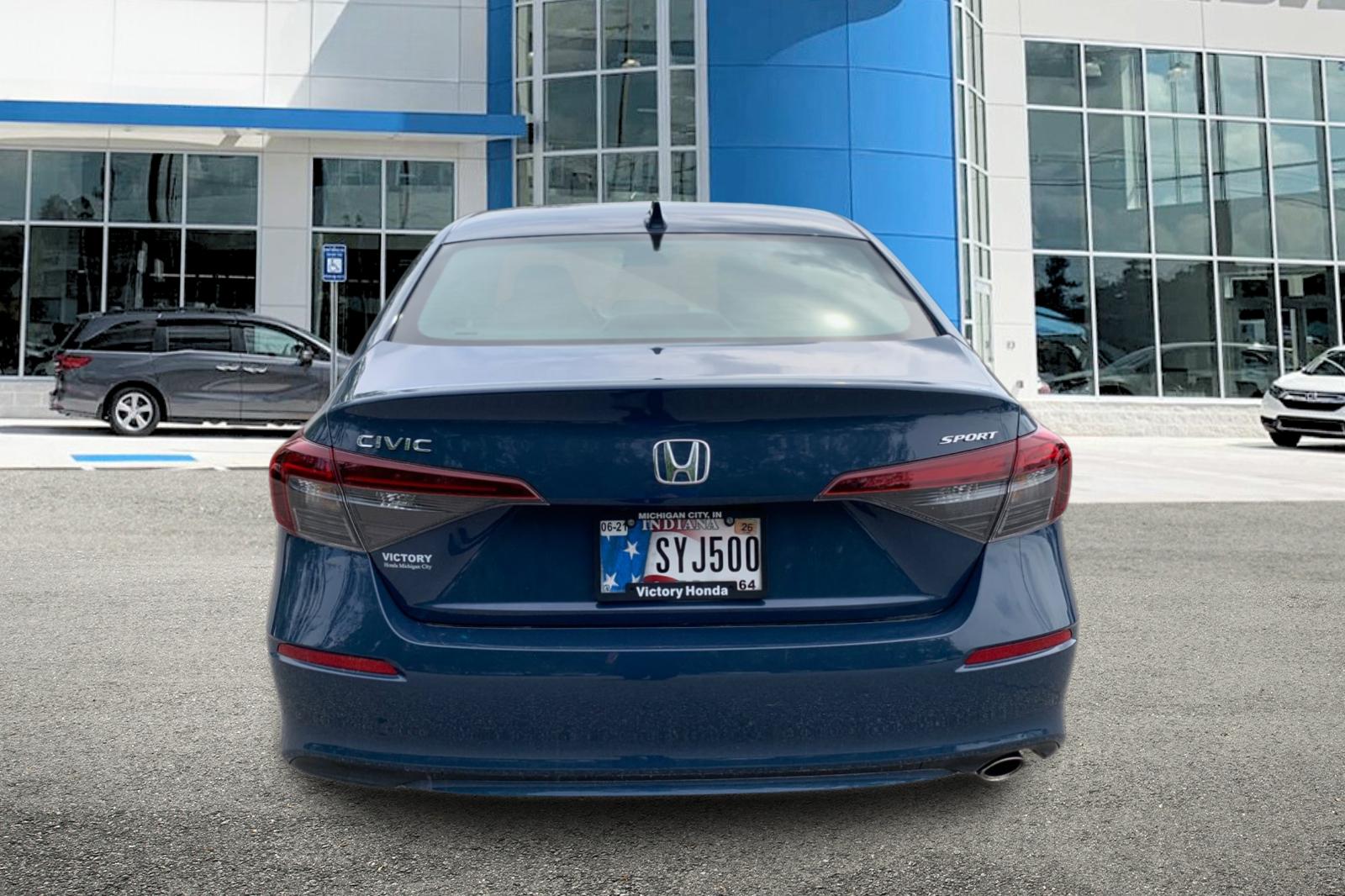 Certified Used 2025 Blue Honda Sport image 4