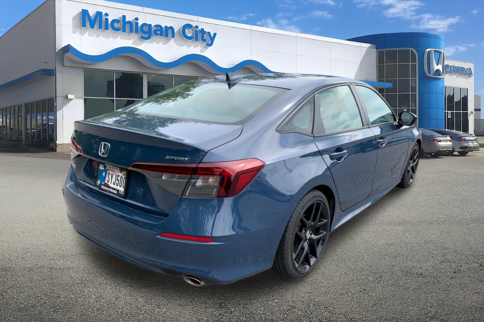 Certified Used 2025 Blue Honda Sport image 5