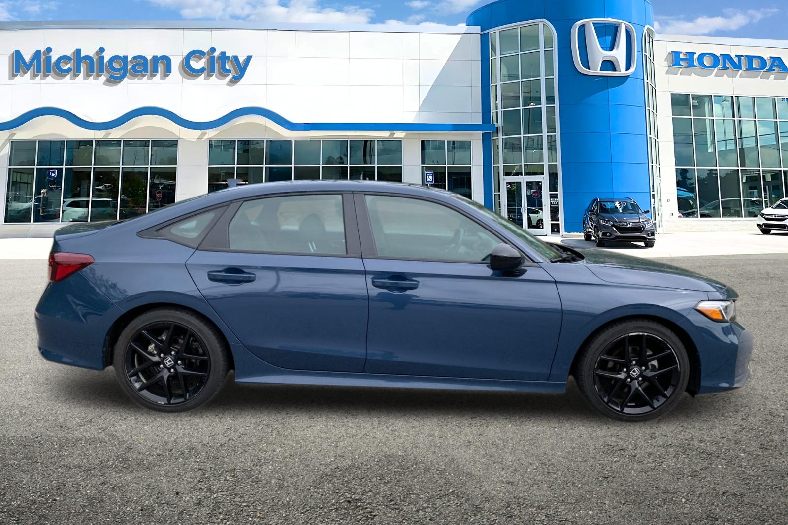 Certified Used 2025 Blue Honda Sport image 6
