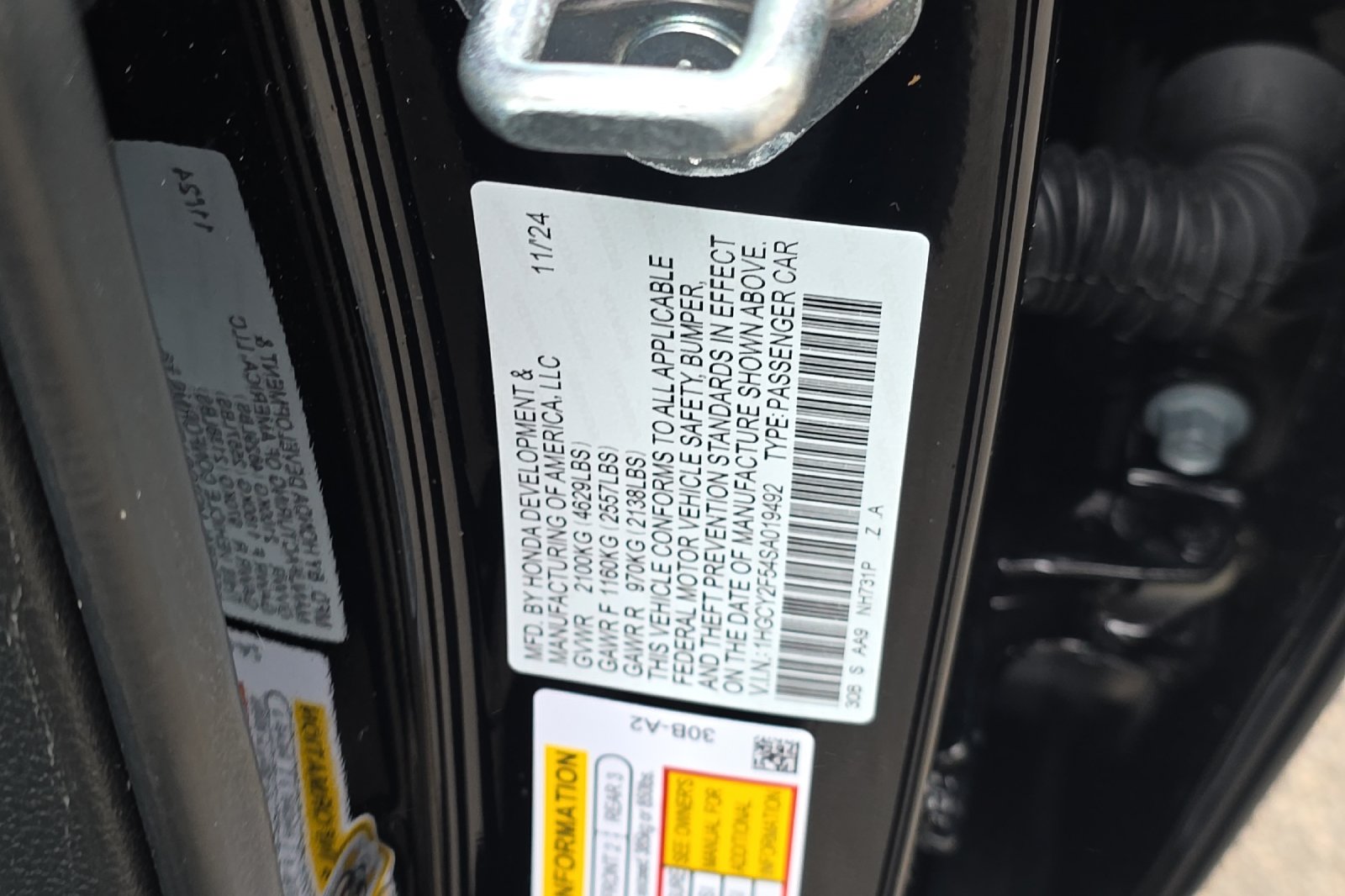 Used 2025 Crystal Black Pearl Honda Sport image 25