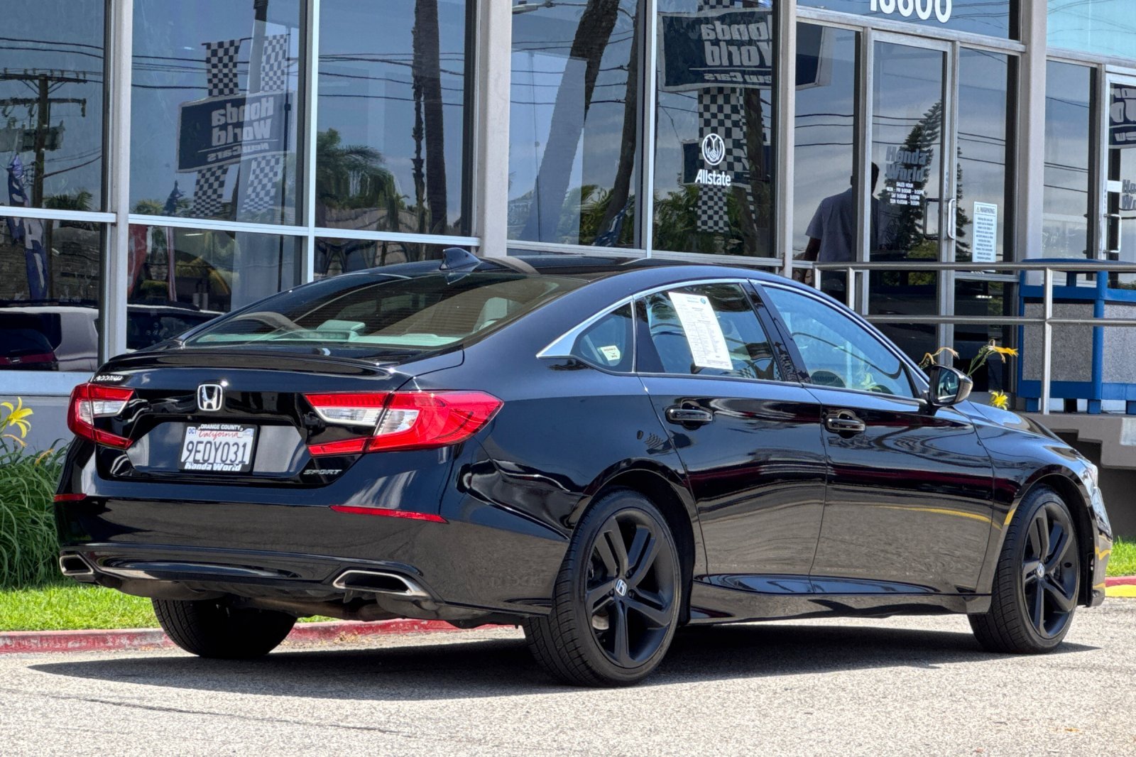 Certified Used 2020 Crystal Black Pearl Honda Sport image 4
