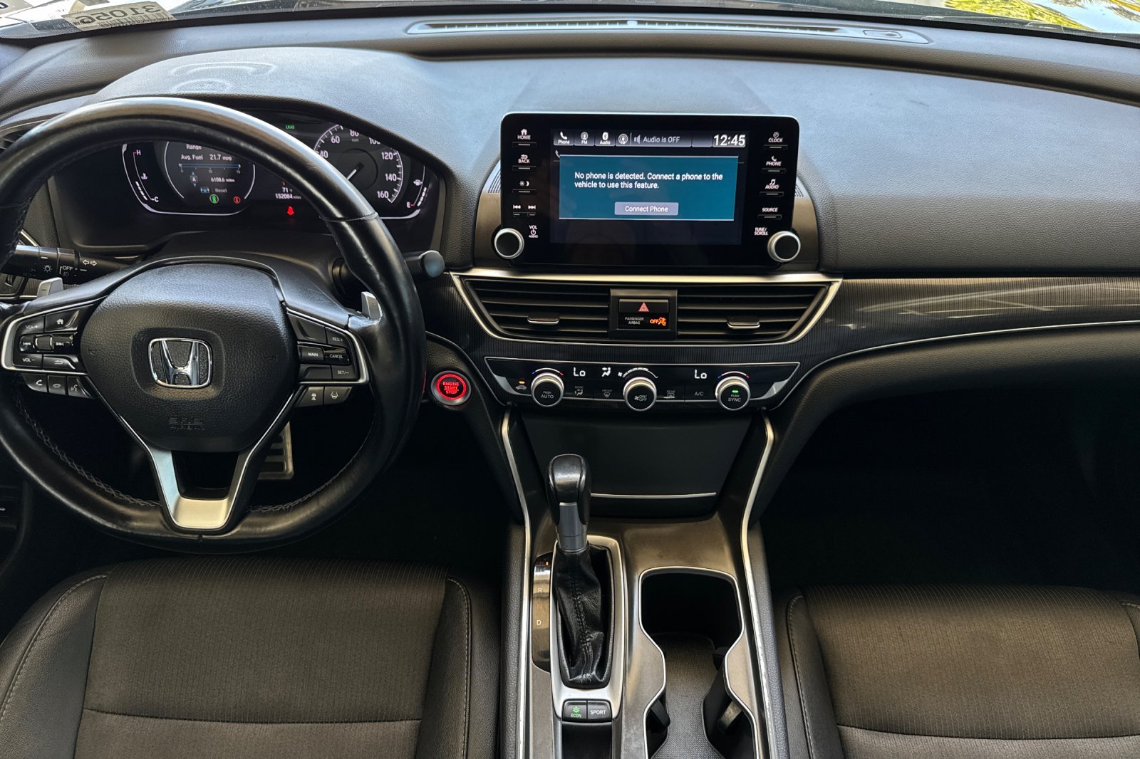 Certified Used 2020 Crystal Black Pearl Honda Sport image 13