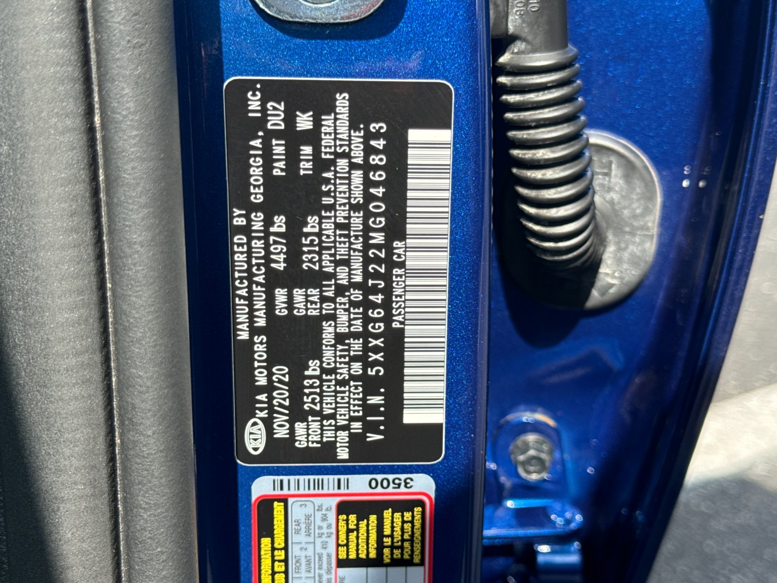 Used 2021 Blue Kia GT-Line image 29
