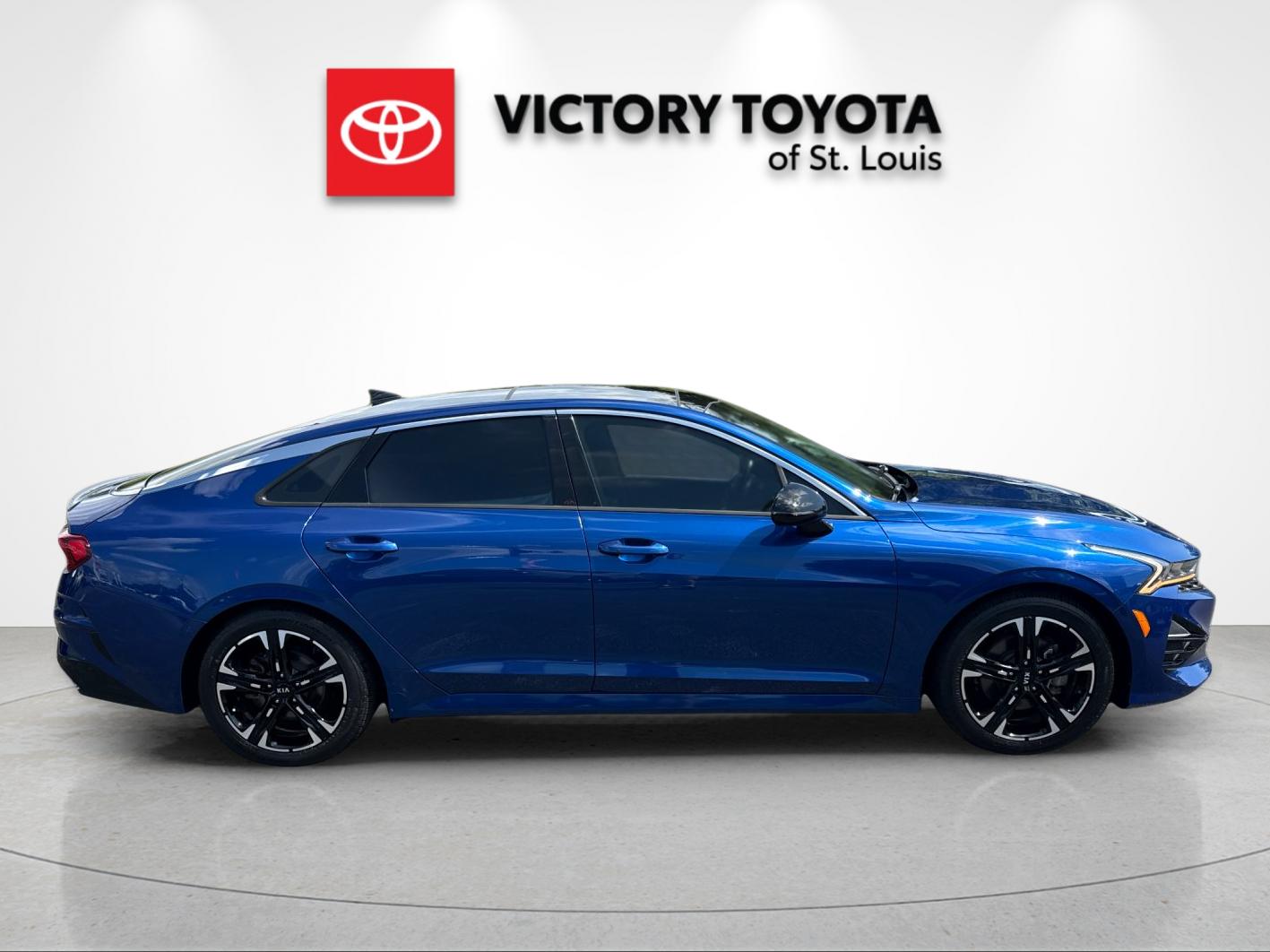 Used 2021 Blue Kia GT-Line image 2