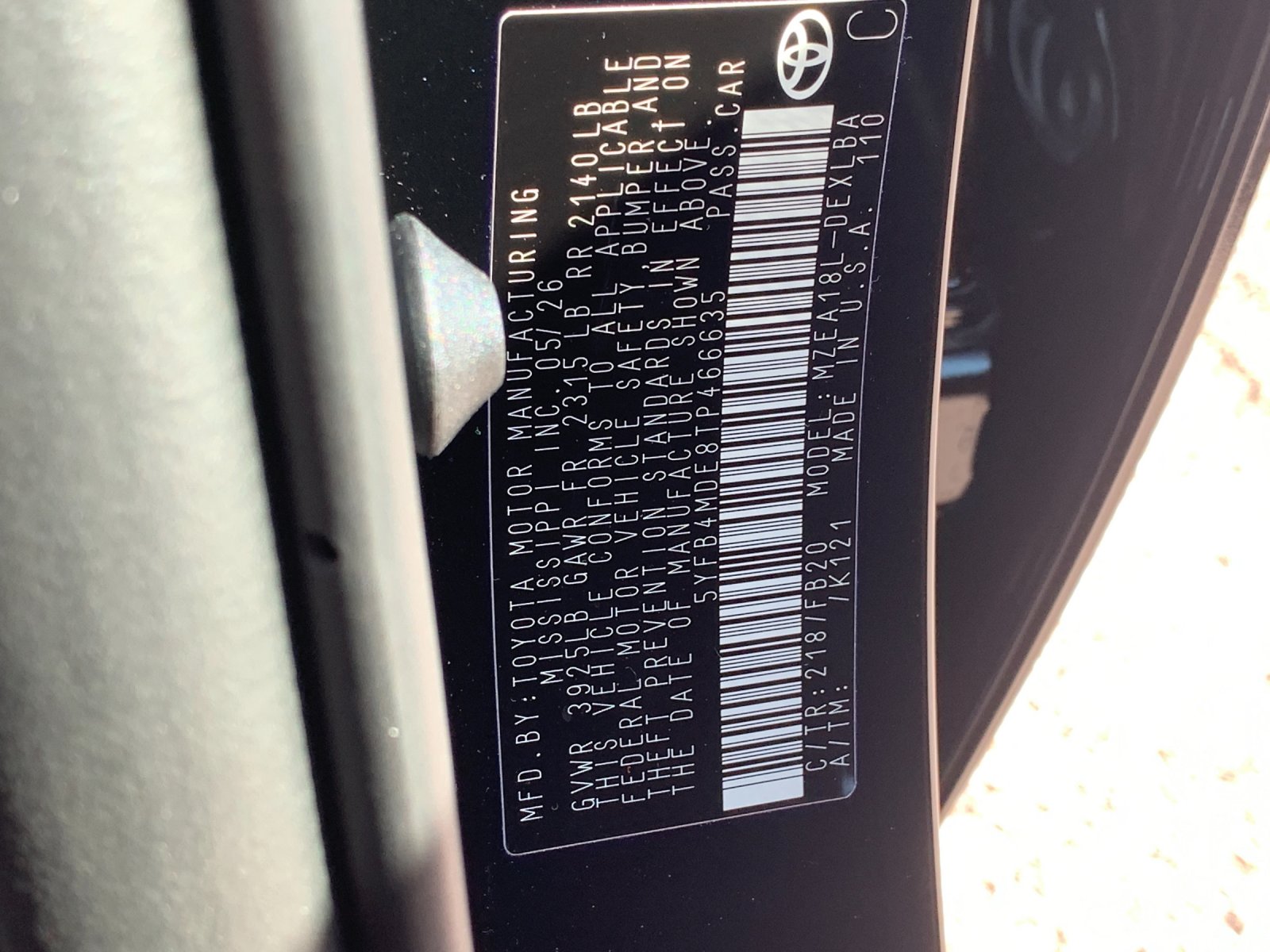 Used 2026 Black Toyota LE image 33