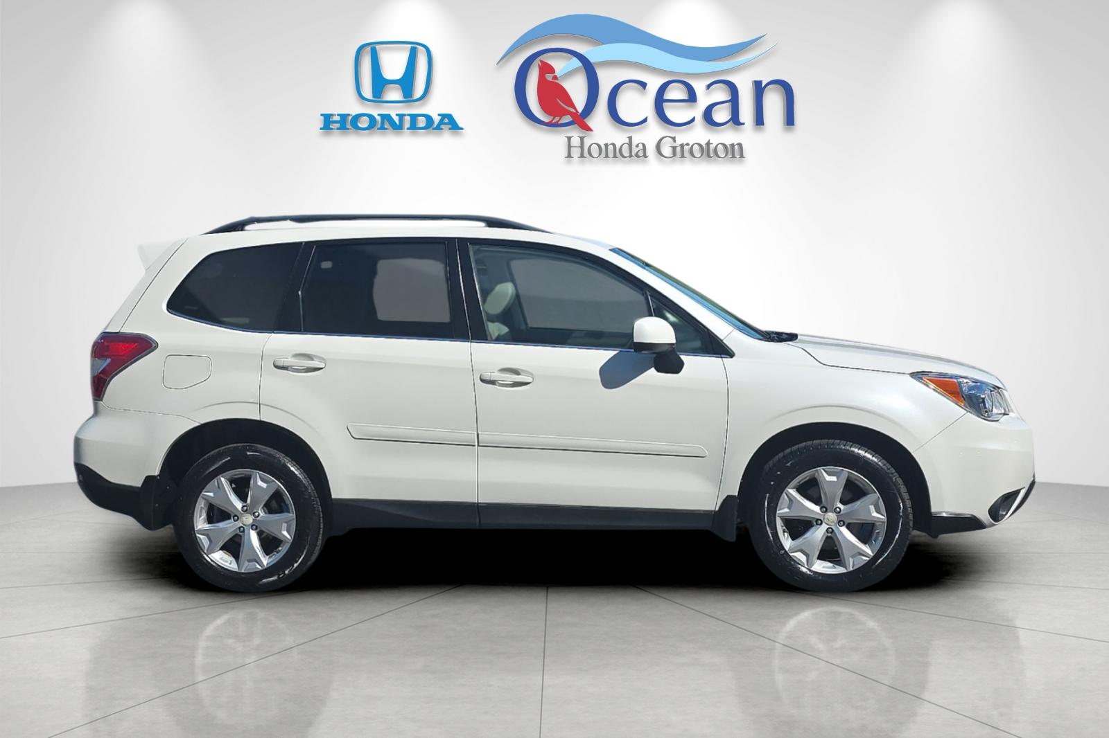 Used 2015 Subaru Forester i Limited with VIN JF2SJAKC7FH498003 for sale in Groton, CT